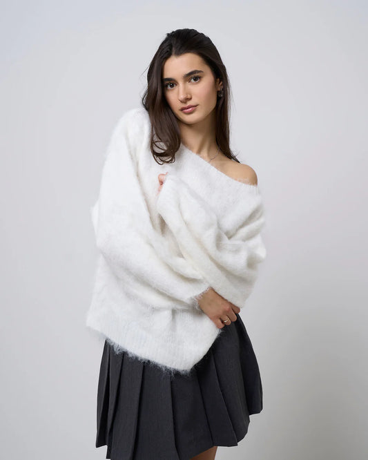 Aude Off-Shoulder Sweater